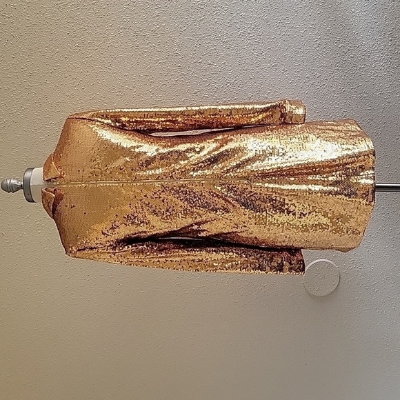 𝅺NASTY Gal Gold Dress - Picture 4 of 10